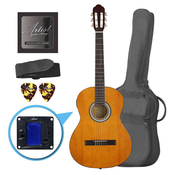 Artist CB4 Full Size Classical Nylon String Guitar with Bag & T 17142